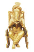 Brass Chair Ganesh Statue 12.74kg